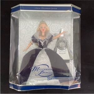 Barbie Millennium Princess Doll - Blue and Silver